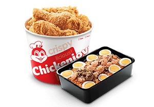 Jollibee - Family Meals - 8 pcs. Chickenjoy with Palabok Family Pan