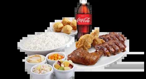 Kenny Rogers - Honey Bourbon Rib and Chicken Platter Group Meal (4 PAX)