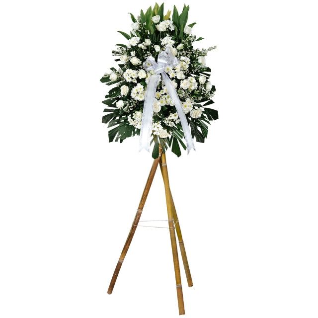 Sympathy Flowers - Simple Stand