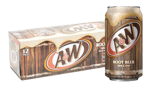 A&W Root Beer - 12 pcs x 12 oz